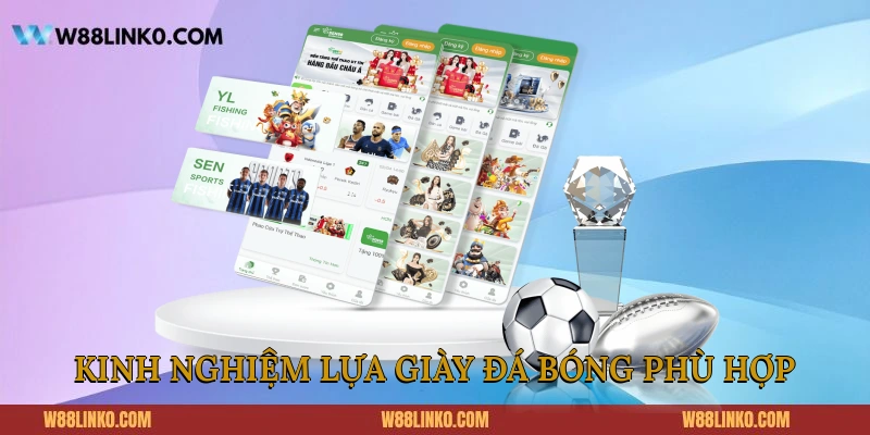 Kinh nghiệm lựa giày đá bóng phù hợp