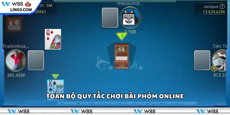 Toàn bộ quy tắc chơi bài Phỏm online